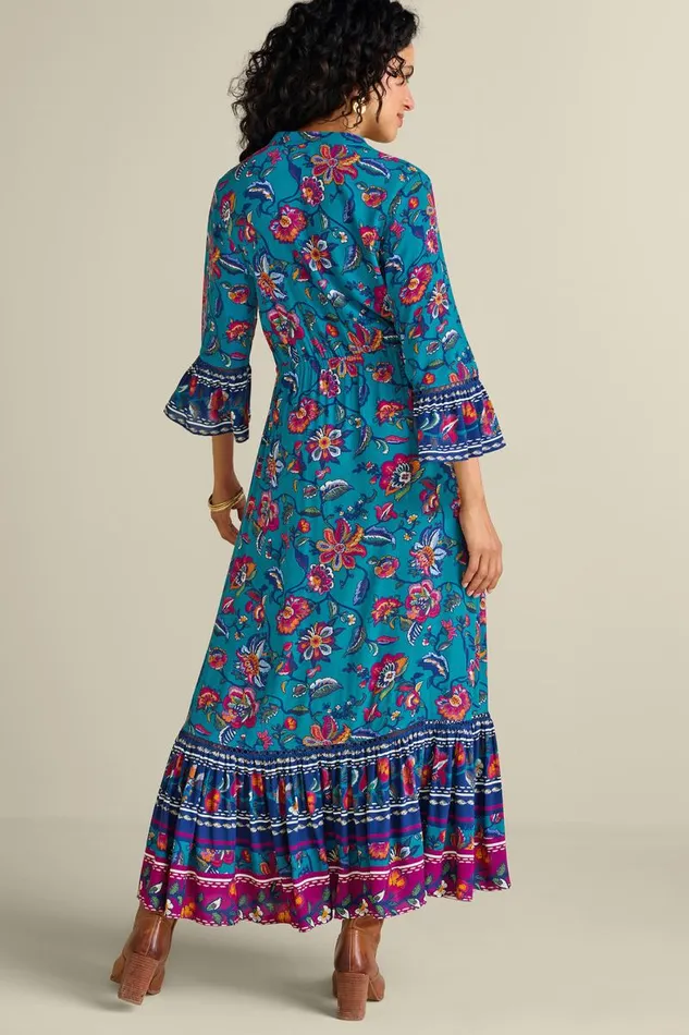 Women Allene Maxi Dress Sophia Floral and Border Soft Surroundings Dresses Women Allene Maxi Dress Sophia Floral and Border Soft Surroundings Dresses
