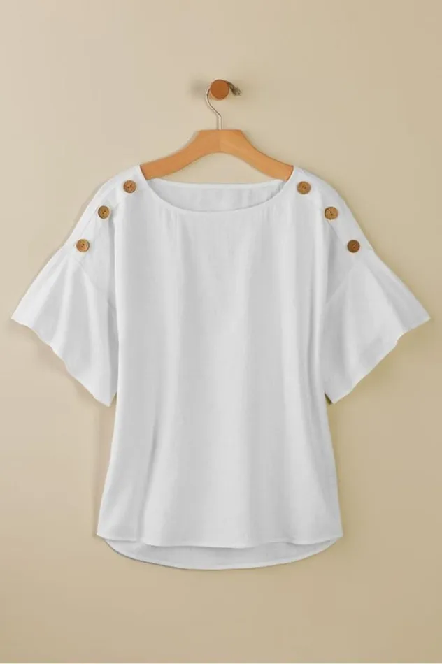 Women Andrea Linen Blend Pullover Blue Danube Soft Surroundings Tops Women Andrea Linen Blend Pullover Blue Danube Soft Surroundings Tops