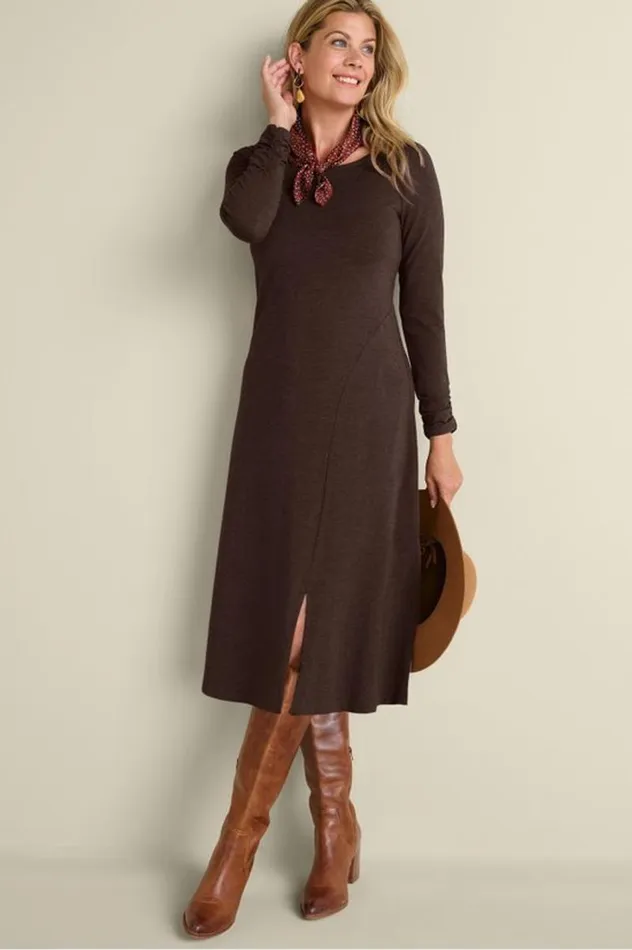 Women Annette Dress Espresso Heather Soft Surroundings Dresses