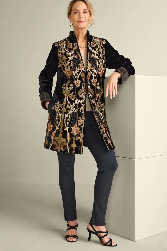 Women Antoinette Jacket Black Soft Surroundings Jackets and Coats Women Antoinette Jacket Black Soft Surroundings Jackets and Coats