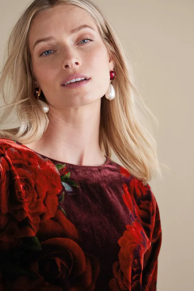 Women Aria Velvet Top Ombre Foliagegreen Soft Surroundings Tops Women Aria Velvet Top Ombre Foliagegreen Soft Surroundings Tops