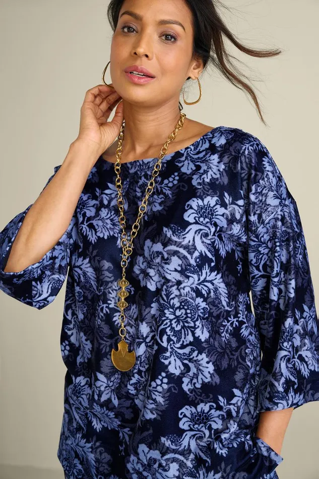 Women Aria Velvet Top Ombre Foliagegreen Soft Surroundings Tops Women Aria Velvet Top Ombre Foliagegreen Soft Surroundings Tops