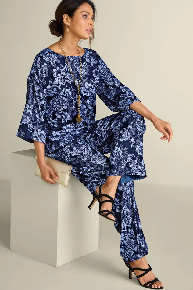 Women Aria Velvet Wide Leg Pants Cabernet Soft Surroundings Pants Women Aria Velvet Wide Leg Pants Cabernet Soft Surroundings Pants