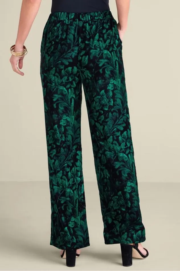 Women Aria Velvet Wide Leg Pants Cabernet Soft Surroundings Pants Women Aria Velvet Wide Leg Pants Cabernet Soft Surroundings Pants