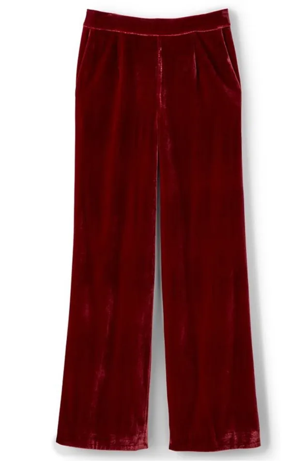 Women Aria Velvet Wide Leg Pants Cabernet Soft Surroundings Pants Women Aria Velvet Wide Leg Pants Cabernet Soft Surroundings Pants