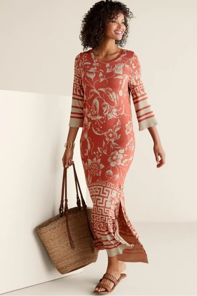 Women Asteria Dress Coral Floral Soft Surroundings Dresses