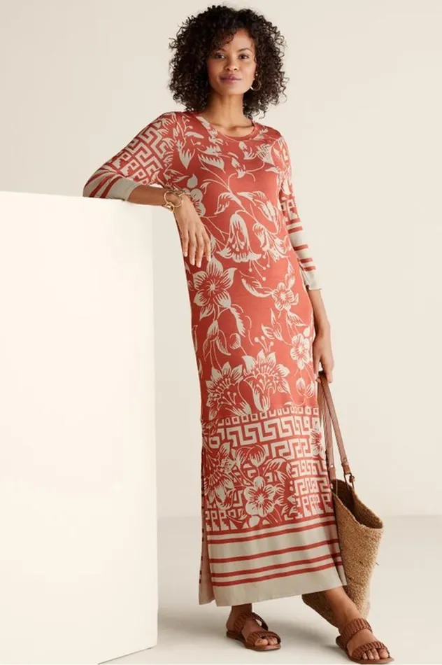 Women Asteria Dress Coral Floral Soft Surroundings Dresses Women Asteria Dress Coral Floral Soft Surroundings Dresses