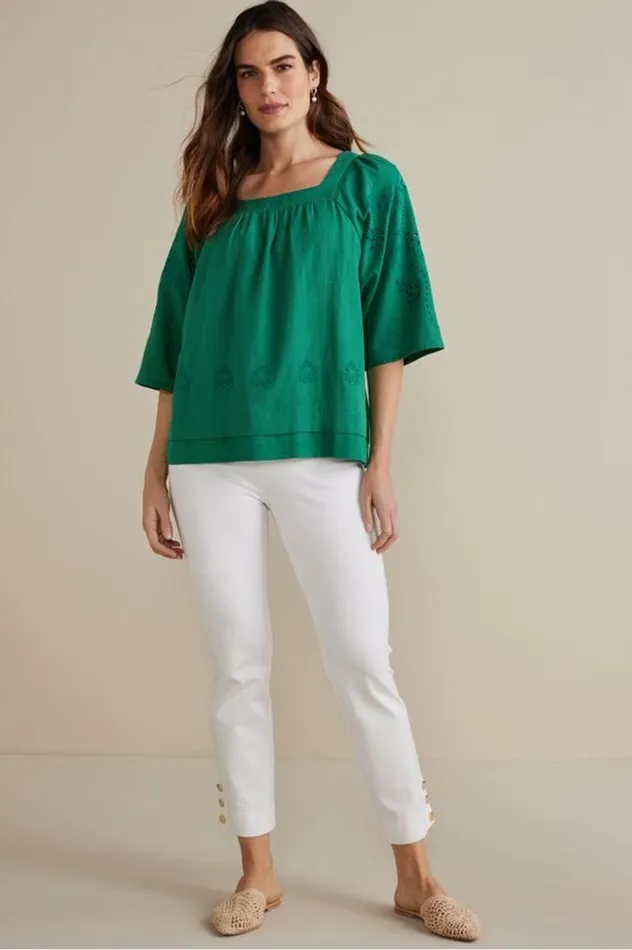 Women Avery Top Verdant Green Soft Surroundings Tops Women Avery Top Verdant Green Soft Surroundings Tops
