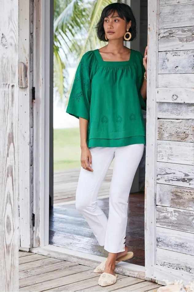 Women Avery Top Verdant Green Soft Surroundings Tops Women Avery Top Verdant Green Soft Surroundings Tops