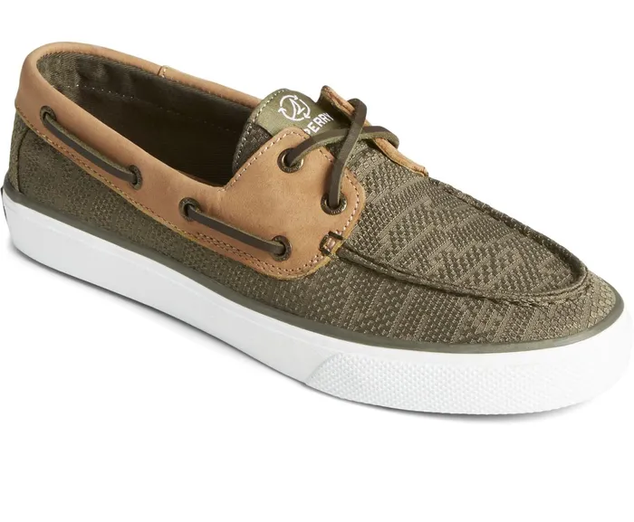 Women Bahama 20 Jacquard Sneaker Olive Sperry Sneakers Women Bahama 20 Jacquard Sneaker Olive Sperry Sneakers