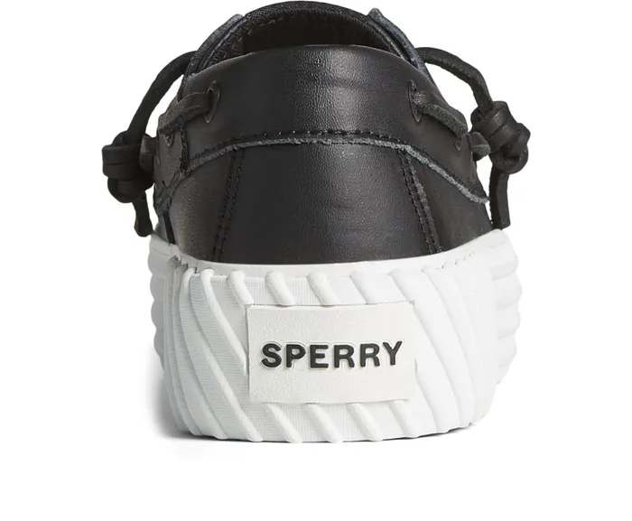 Women Bahama 20 Leather Platform Sneaker Black Sperry Sneakers Women Bahama 20 Leather Platform Sneaker Black Sperry Sneakers