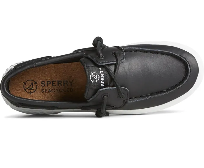 Women Bahama 20 Leather Platform Sneaker Black Sperry Sneakers Women Bahama 20 Leather Platform Sneaker Black Sperry Sneakers