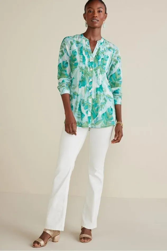 Women Baroque Top and Cami Multi Floral Soft Surroundings Tops Women Baroque Top and Cami Multi Floral Soft Surroundings Tops