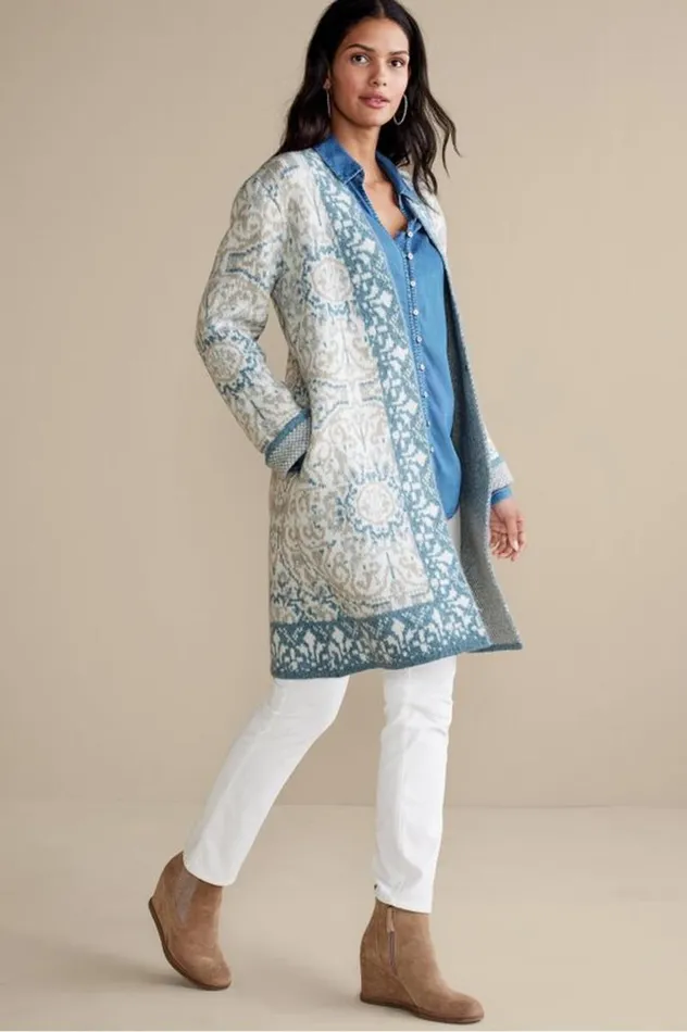 Women Barra Cardigan Medallion Multi Soft Surroundings Sweaters and Cardigans Women Barra Cardigan Medallion Multi Soft Surroundings Sweaters and Cardigans
