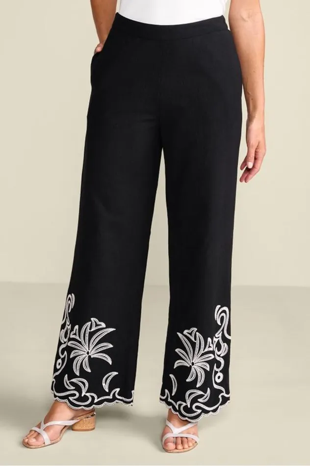 Women Bernita Pants Black Soft Surroundings Pants