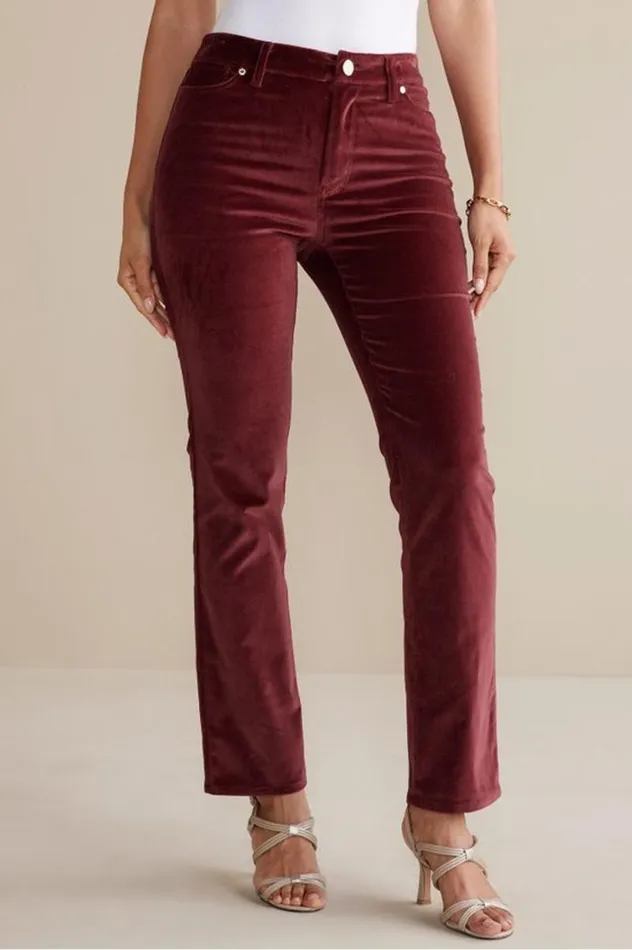 Women Blakely Velveteen Pants Cabernet Soft Surroundings Pants Women Blakely Velveteen Pants Cabernet Soft Surroundings Pants