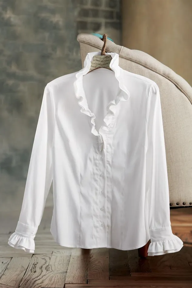 Women Boleyn Shirt White Soft Surroundings Tops Women Boleyn Shirt White Soft Surroundings Tops