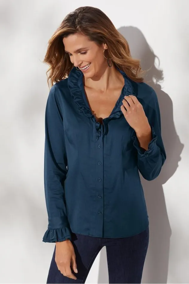 Women Boleyn Shirt White Soft Surroundings Tops Women Boleyn Shirt White Soft Surroundings Tops
