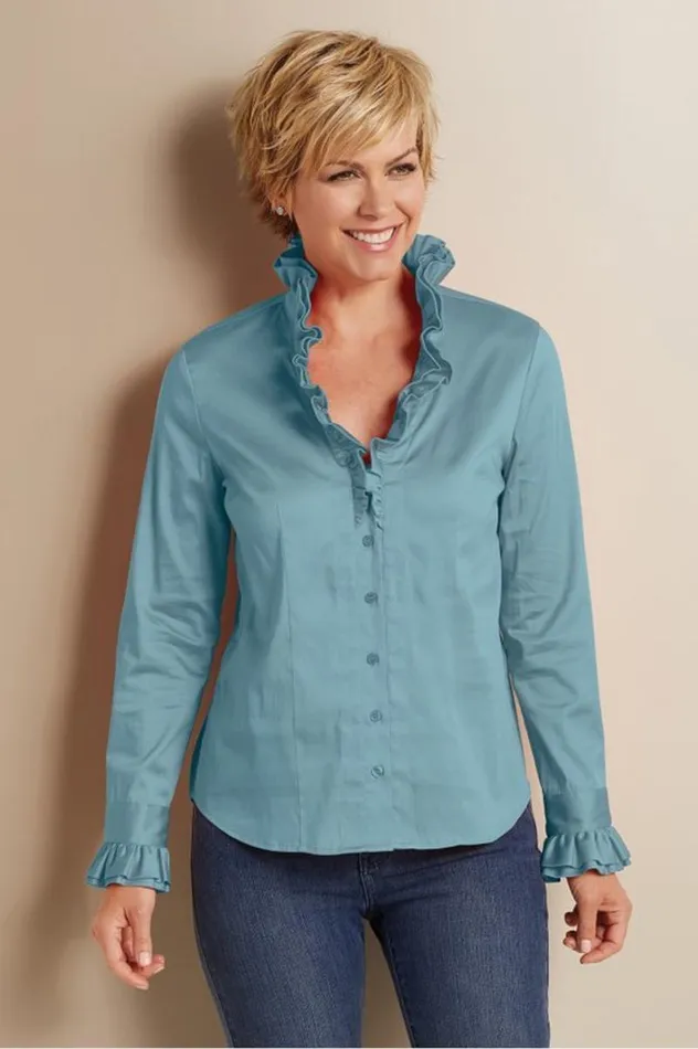 Women Boleyn Shirt White Soft Surroundings Tops Women Boleyn Shirt White Soft Surroundings Tops
