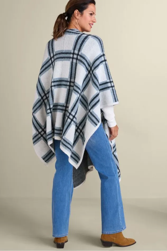 Women Braunwyn Plaid Wrap Blue Windowpane Plaid Soft Surroundings Scarves and Wraps Women Braunwyn Plaid Wrap Blue Windowpane Plaid Soft Surroundings Scarves and Wraps