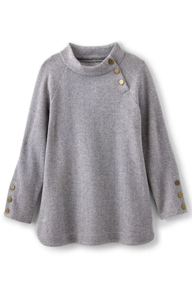 Women Brooke Tunic Blackwhite Combo Soft Surroundings Tops Women Brooke Tunic Blackwhite Combo Soft Surroundings Tops