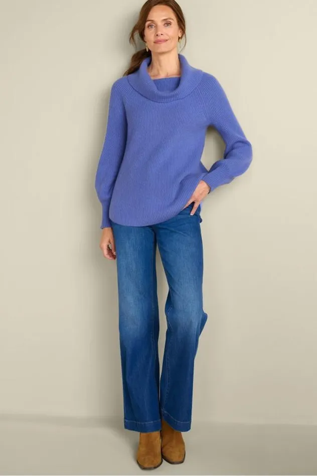 Women Calanthe Cashmere Pullover Periwinkle Soft Surroundings Tops Women Calanthe Cashmere Pullover Periwinkle Soft Surroundings Tops