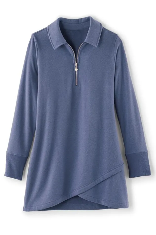 Women Calla Top Persian Red Heather Soft Surroundings Tops Women Calla Top Persian Red Heather Soft Surroundings Tops