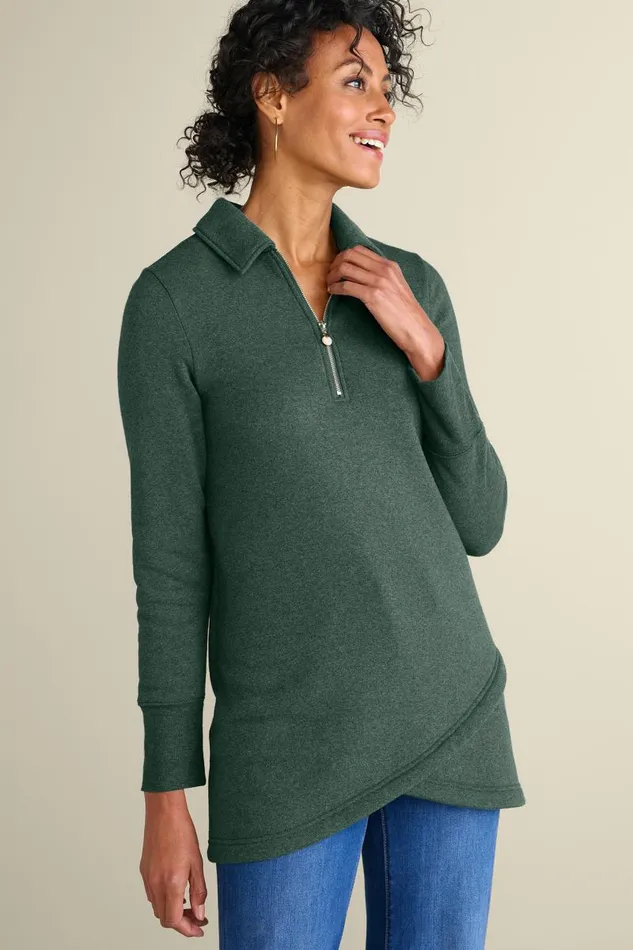 Women Calla Top Persian Red Heather Soft Surroundings Tops Women Calla Top Persian Red Heather Soft Surroundings Tops