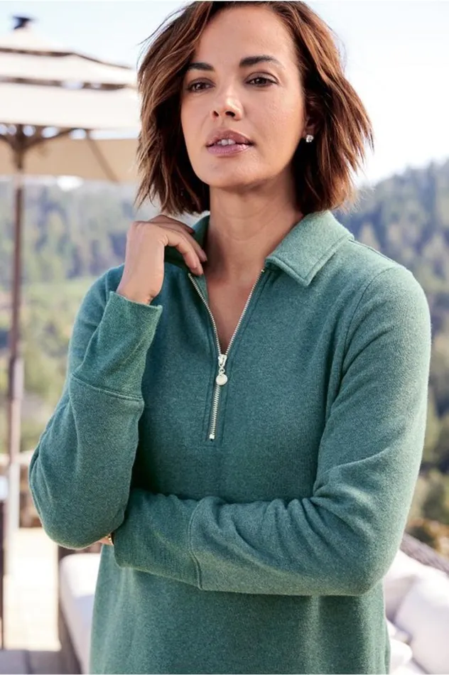 Women Calla Top Persian Red Heather Soft Surroundings Tops Women Calla Top Persian Red Heather Soft Surroundings Tops
