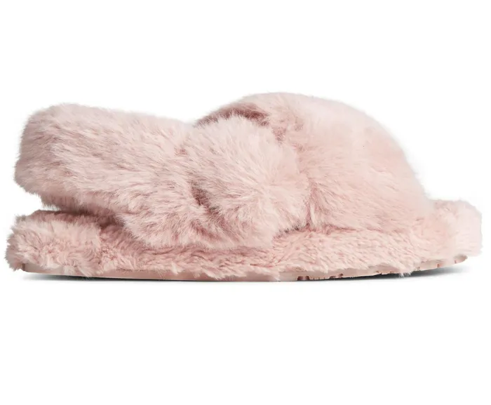 Women Cape May Cross Strap Slipper Rose Sperry Slippers