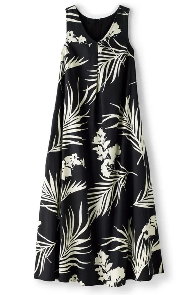 Women Capri Maxi Dress Brazilian Palm Soft Surroundings Dresses Women Capri Maxi Dress Brazilian Palm Soft Surroundings Dresses