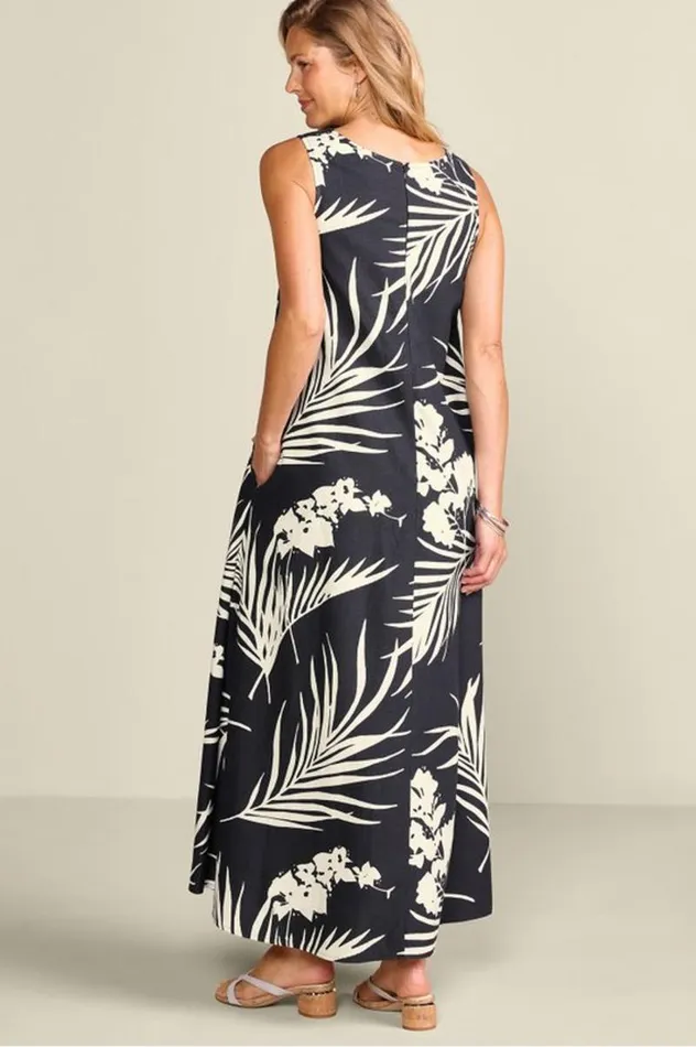 Women Capri Maxi Dress Brazilian Palm Soft Surroundings Dresses Women Capri Maxi Dress Brazilian Palm Soft Surroundings Dresses