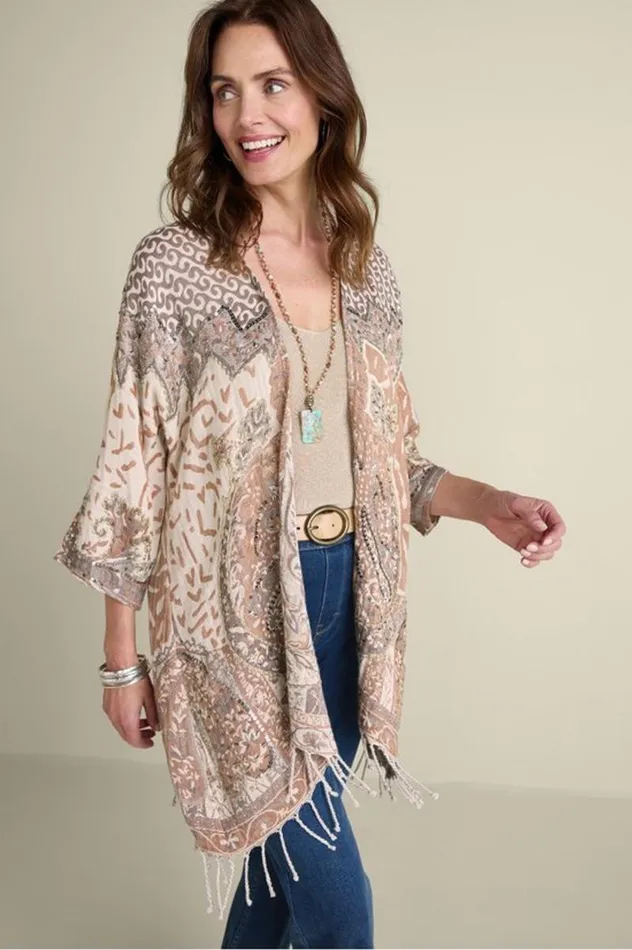 Women Chaucer Topper Brown Soft Surroundings Toppers