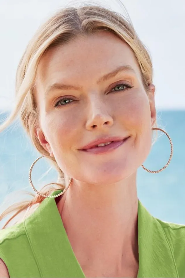 Women Circa Hoop Earring Silver Soft Surroundings Jewelry Women Circa Hoop Earring Silver Soft Surroundings Jewelry