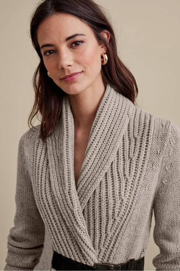 Women Country Weekend Sweater Taupe Soft Surroundings Tops Women Country Weekend Sweater Taupe Soft Surroundings Tops