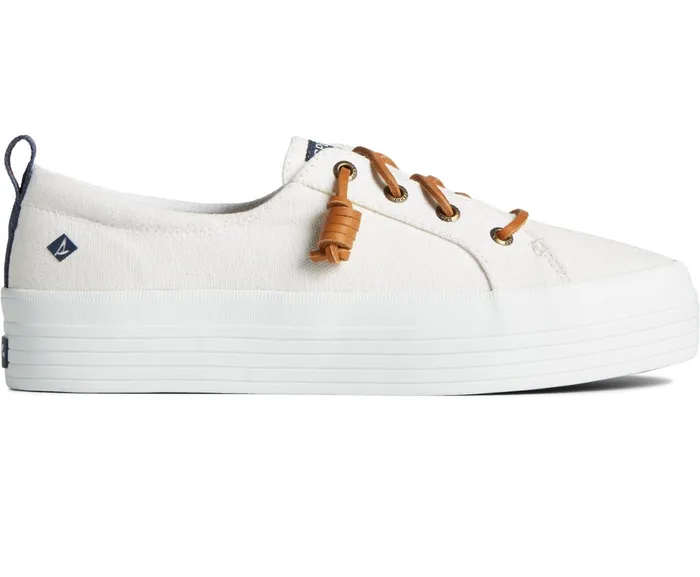 Women Crest Triple Sneaker White Sperry Sneakers