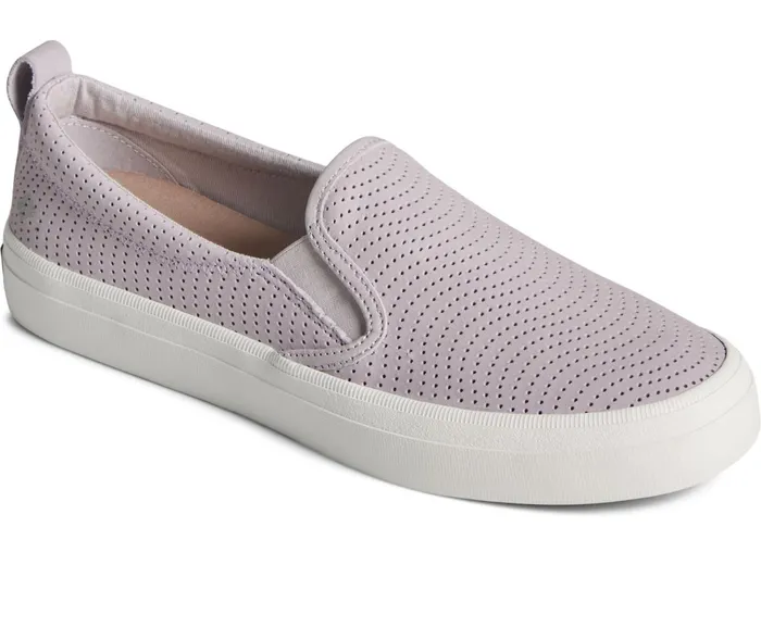 Women Crest Twin Gore Leather Wave Perforated Sneaker Lilac Sperry Sneakers Women Crest Twin Gore Leather Wave Perforated Sneaker Lilac Sperry Sneakers