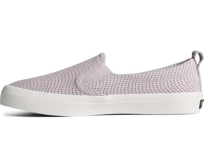 Women Crest Twin Gore Leather Wave Perforated Sneaker Lilac Sperry Sneakers Women Crest Twin Gore Leather Wave Perforated Sneaker Lilac Sperry Sneakers