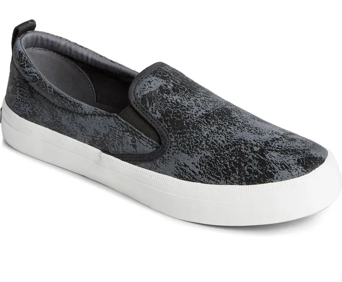 Women Crest Twin Gore Metallic Slip On Sneaker Black Sperry Sneakers Women Crest Twin Gore Metallic Slip On Sneaker Black Sperry Sneakers