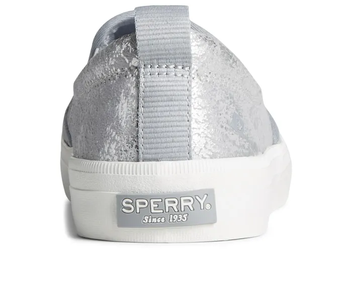 Women Crest Twin Gore Metallic Slip On Sneaker Silver Sperry Sneakers Women Crest Twin Gore Metallic Slip On Sneaker Silver Sperry Sneakers
