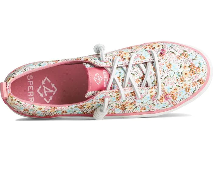 Women Crest Vibe Floral Sneaker Peach Sperry Sneakers Women Crest Vibe Floral Sneaker Peach Sperry Sneakers