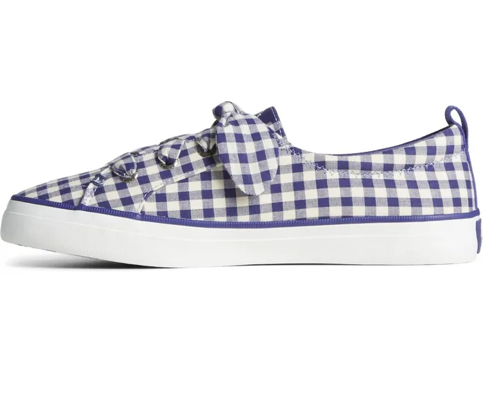 Women Crest Vibe Gingham Sneaker Blue Sperry Sneakers Women Crest Vibe Gingham Sneaker Blue Sperry Sneakers