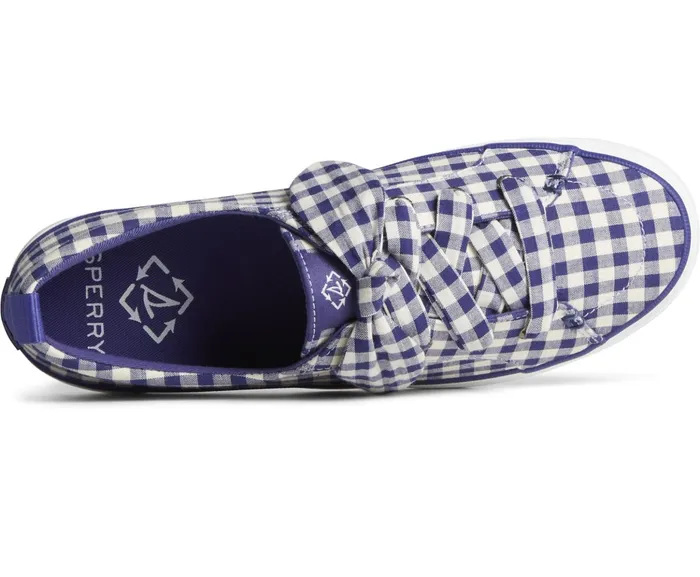 Women Crest Vibe Gingham Sneaker Blue Sperry Sneakers Women Crest Vibe Gingham Sneaker Blue Sperry Sneakers