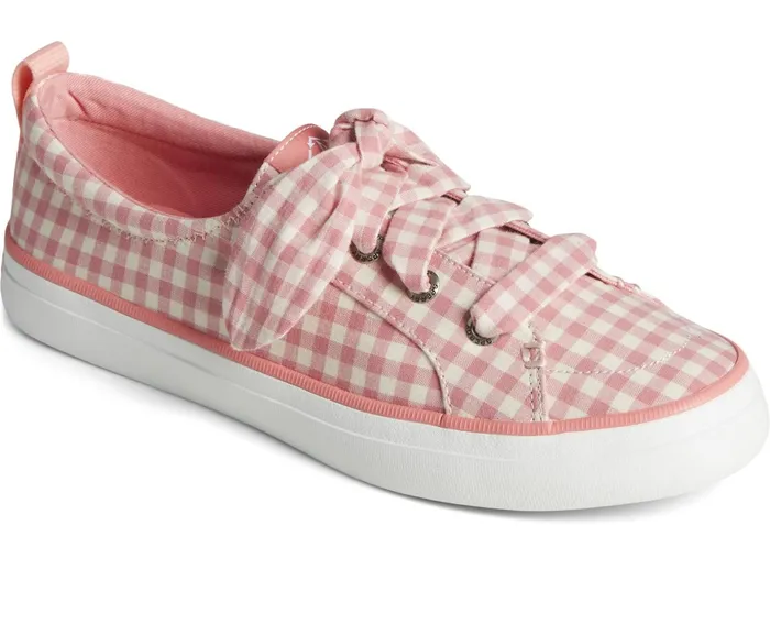Women Crest Vibe Gingham Sneaker Pink Sperry Sneakers Women Crest Vibe Gingham Sneaker Pink Sperry Sneakers