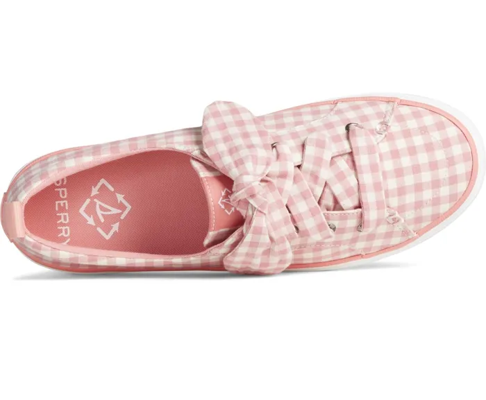 Women Crest Vibe Gingham Sneaker Pink Sperry Sneakers Women Crest Vibe Gingham Sneaker Pink Sperry Sneakers