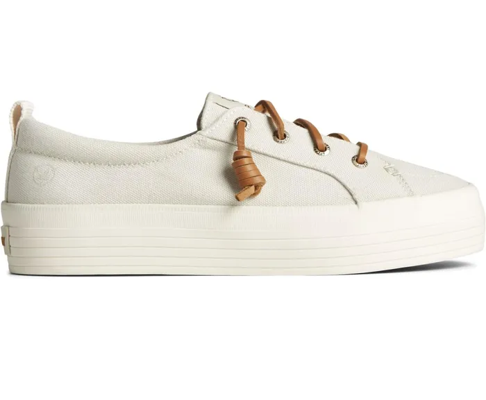 Women Crest Vibe Platform Sneaker Off White Sperry Sneakers