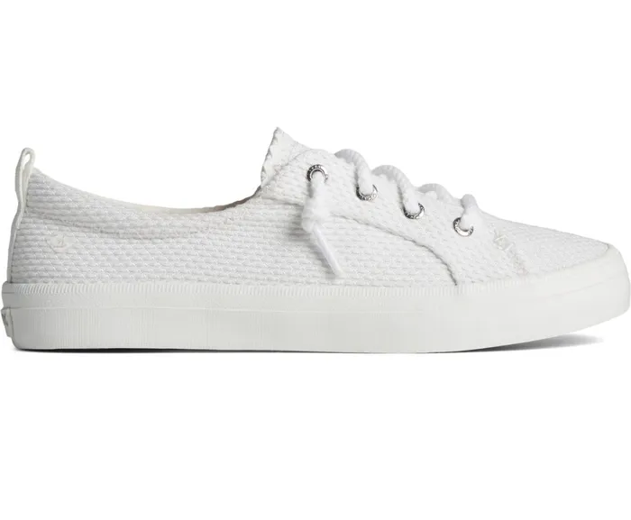 Women Crest Vibe Textured Sneaker White Sperry Sneakers