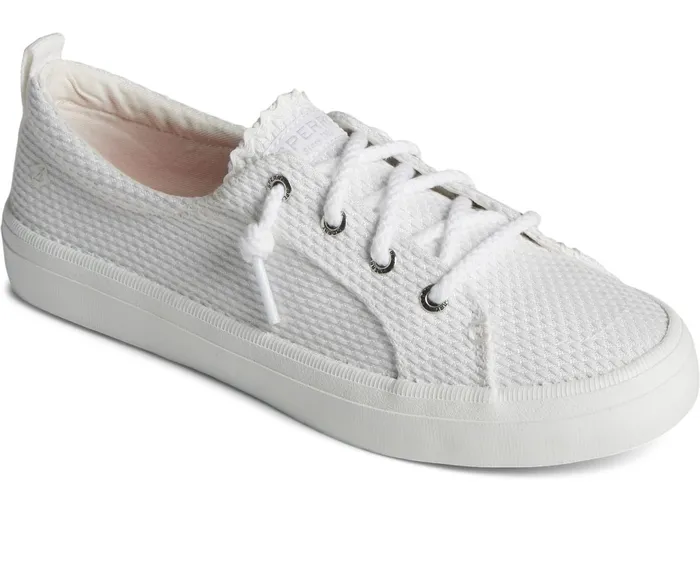 Women Crest Vibe Textured Sneaker White Sperry Sneakers Women Crest Vibe Textured Sneaker White Sperry Sneakers