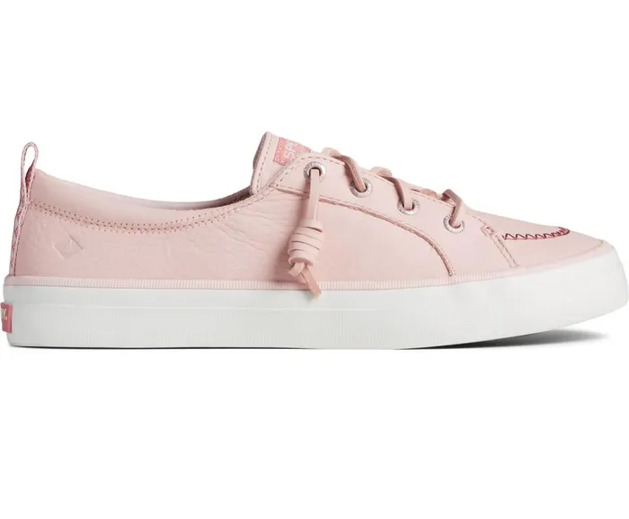 Women Crest Vibe Washable Leather Sneaker Blush Sperry Sneakers
