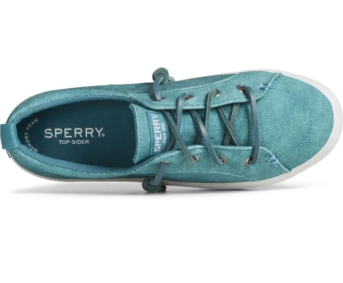 Women Crest Vibe Washed Jersey Sneaker Blue Sperry Sneakers Women Crest Vibe Washed Jersey Sneaker Blue Sperry Sneakers